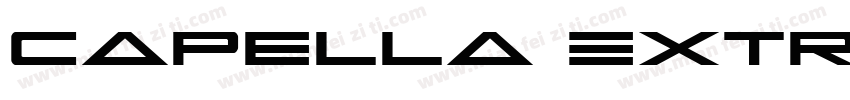 Capella Extra字体转换